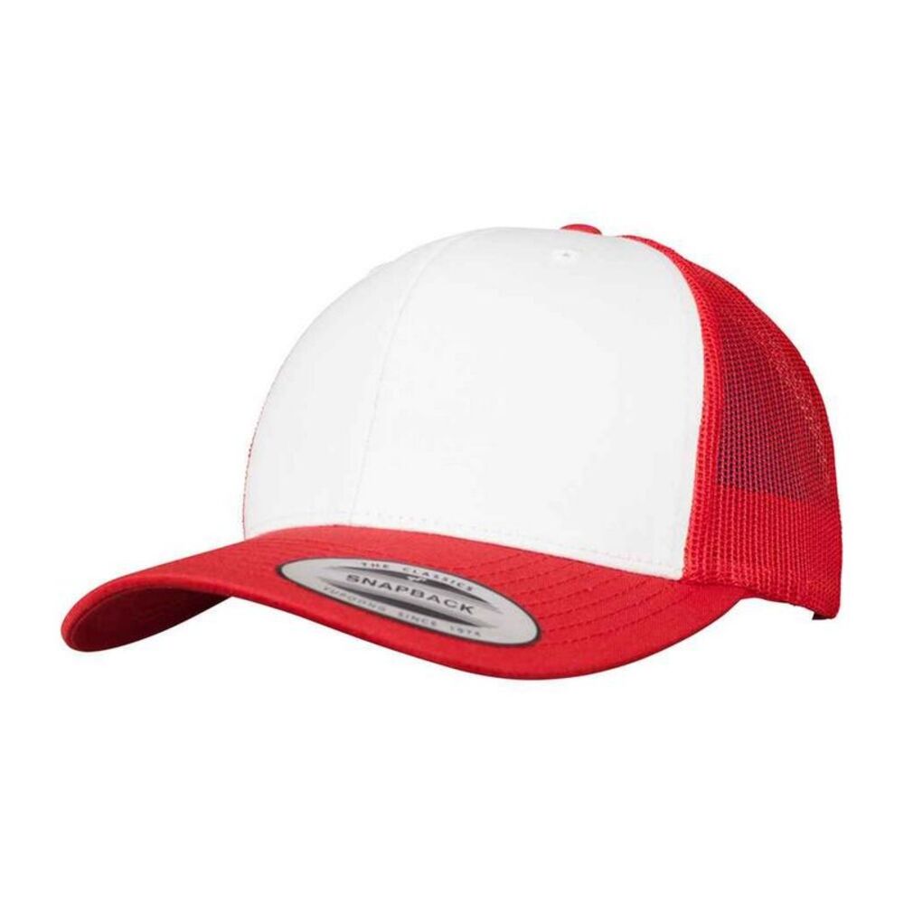 Flexfit Retro Trucker Cap / Red/White